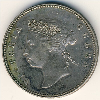 Hong Kong, 50 cents, 1890–1894