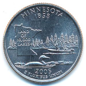 США, 1/4 доллара (2005 г.)