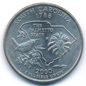 США, 1/4 доллара (2000 г.)