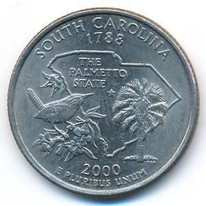 США, 1/4 доллара (2000 г.)