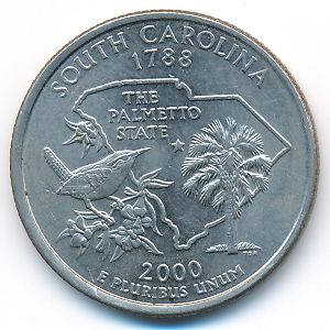 США, 1/4 доллара (2000 г.)