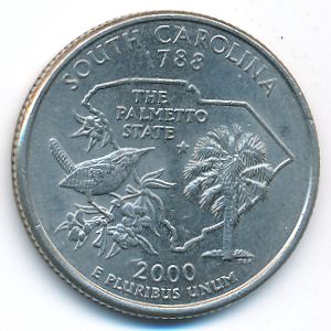 США, 1/4 доллара (2000 г.)