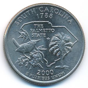 США, 1/4 доллара (2000 г.)