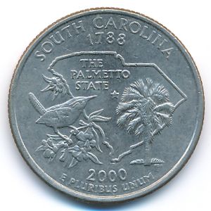 США, 1/4 доллара (2000 г.)