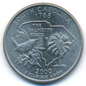 США, 1/4 доллара (2000 г.)