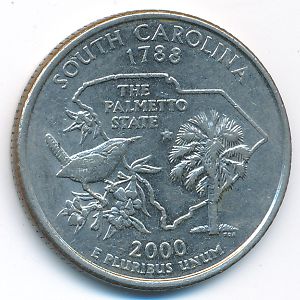 США, 1/4 доллара (2000 г.)