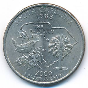 США, 1/4 доллара (2000 г.)