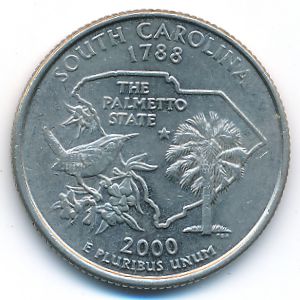 США, 1/4 доллара (2000 г.)