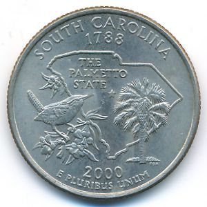 USA, Quarter dollar, 2000