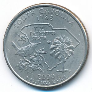 USA, Quarter dollar, 2000
