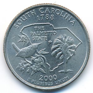 США, 1/4 доллара (2000 г.)