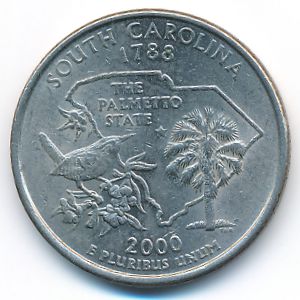 USA, Quarter dollar, 2000