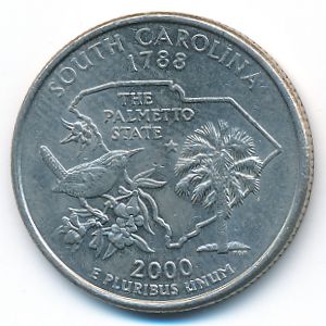 USA, Quarter dollar, 2000