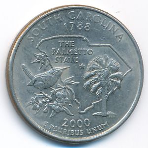 США, 1/4 доллара (2000 г.)