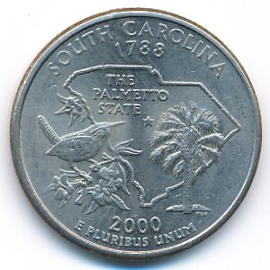 USA, Quarter dollar, 2000