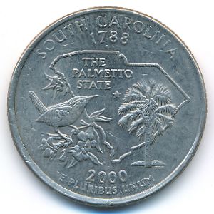 США, 1/4 доллара (2000 г.)
