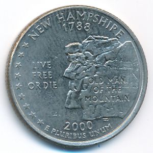 США, 1/4 доллара (2000 г.)