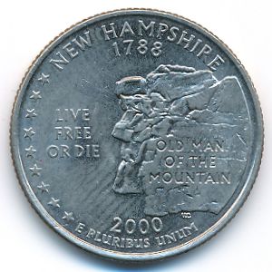 США, 1/4 доллара (2000 г.)