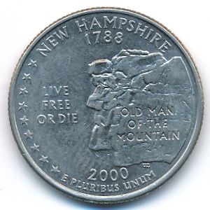 США, 1/4 доллара (2000 г.)