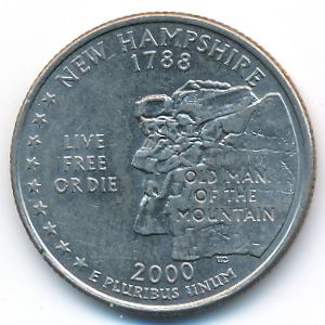 США, 1/4 доллара (2000 г.)