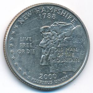 США, 1/4 доллара (2000 г.)