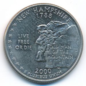 США, 1/4 доллара (2000 г.)