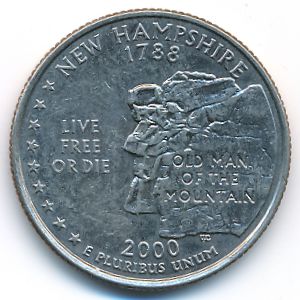 США, 1/4 доллара (2000 г.)