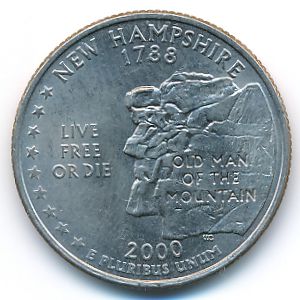 США, 1/4 доллара (2000 г.)