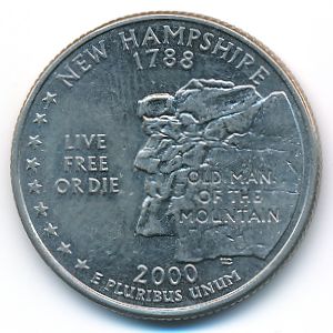 США, 1/4 доллара (2000 г.)