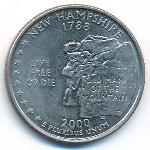 США, 1/4 доллара (2000 г.)