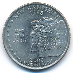 США, 1/4 доллара (2000 г.)