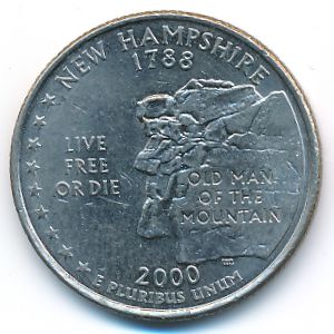 США, 1/4 доллара (2000 г.)