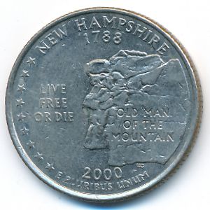 США, 1/4 доллара (2000 г.)