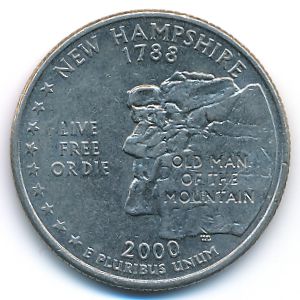 США, 1/4 доллара (2000 г.)