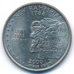 США, 1/4 доллара (2000 г.)