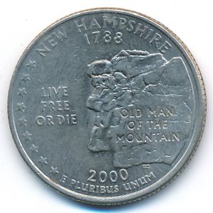 США, 1/4 доллара (2000 г.)