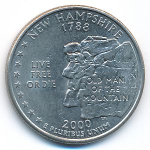 США, 1/4 доллара (2000 г.)