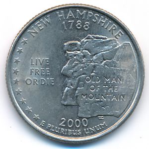 США, 1/4 доллара (2000 г.)