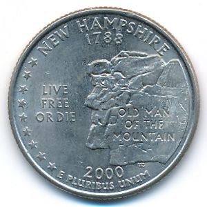 США, 1/4 доллара (2000 г.)