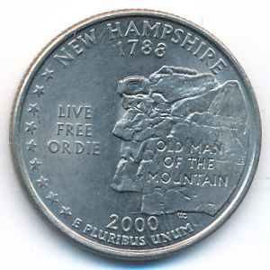 США, 1/4 доллара (2000 г.)