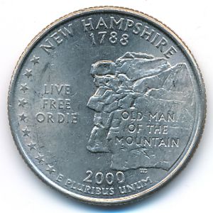 США, 1/4 доллара (2000 г.)