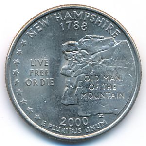 США, 1/4 доллара (2000 г.)