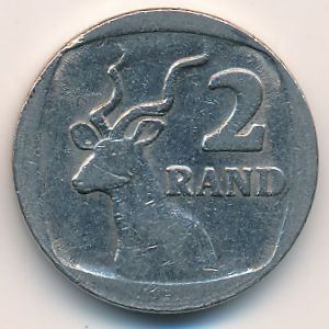 ЮАР, 2 рэнда (1989 г.)