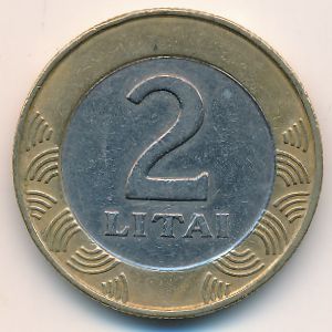 Литва, 2 лита (1999 г.)
