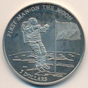 Либерия, 5 долларов (2000 г.)