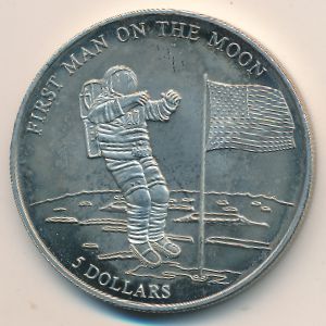 Либерия, 5 долларов (2000 г.)