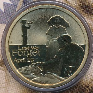 Australia, 1 dollar, 2012