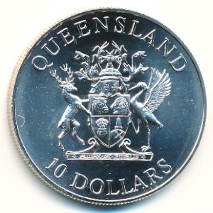 Австралия, 10 долларов (1989 г.)