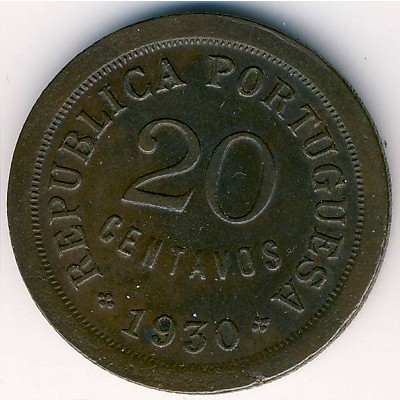 Кабо-Верде, 20 сентаво (1930 г.)