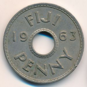 Фиджи, 1 пенни (1963 г.)